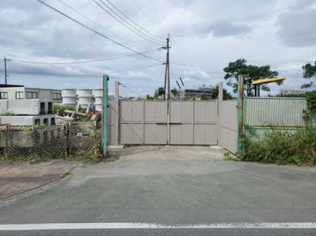 秋津川門扉設置工事