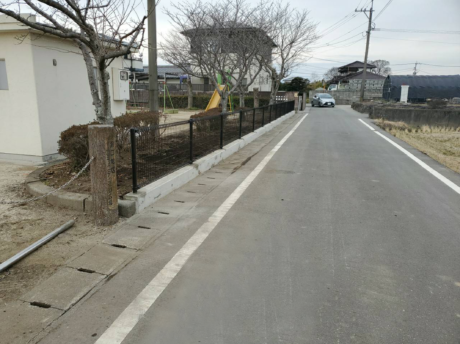 浜口町　フェンス設置工事